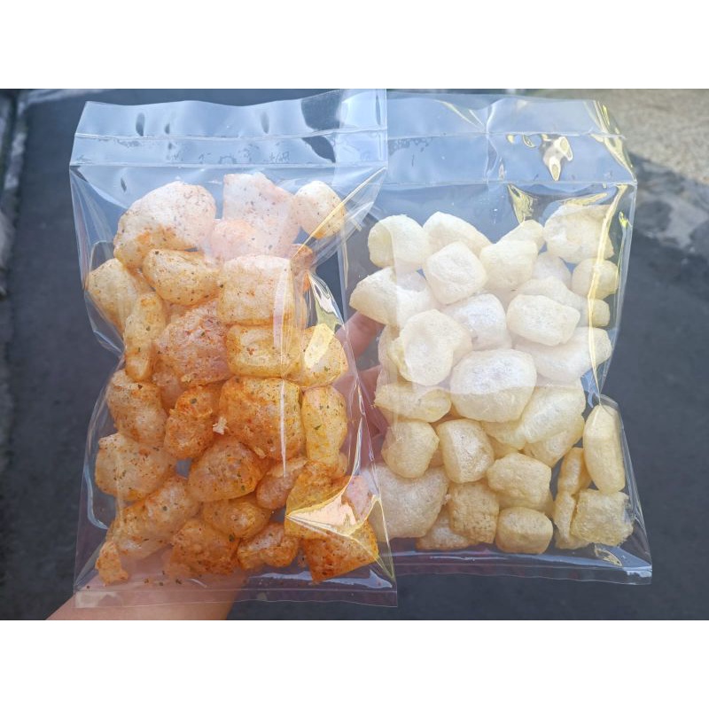 

50g RAMBAK GULING Dorokdok snack cemilan kulit sapi rasa asin/ori, pedas jeruk, pedas asin, BBQ Gak seret