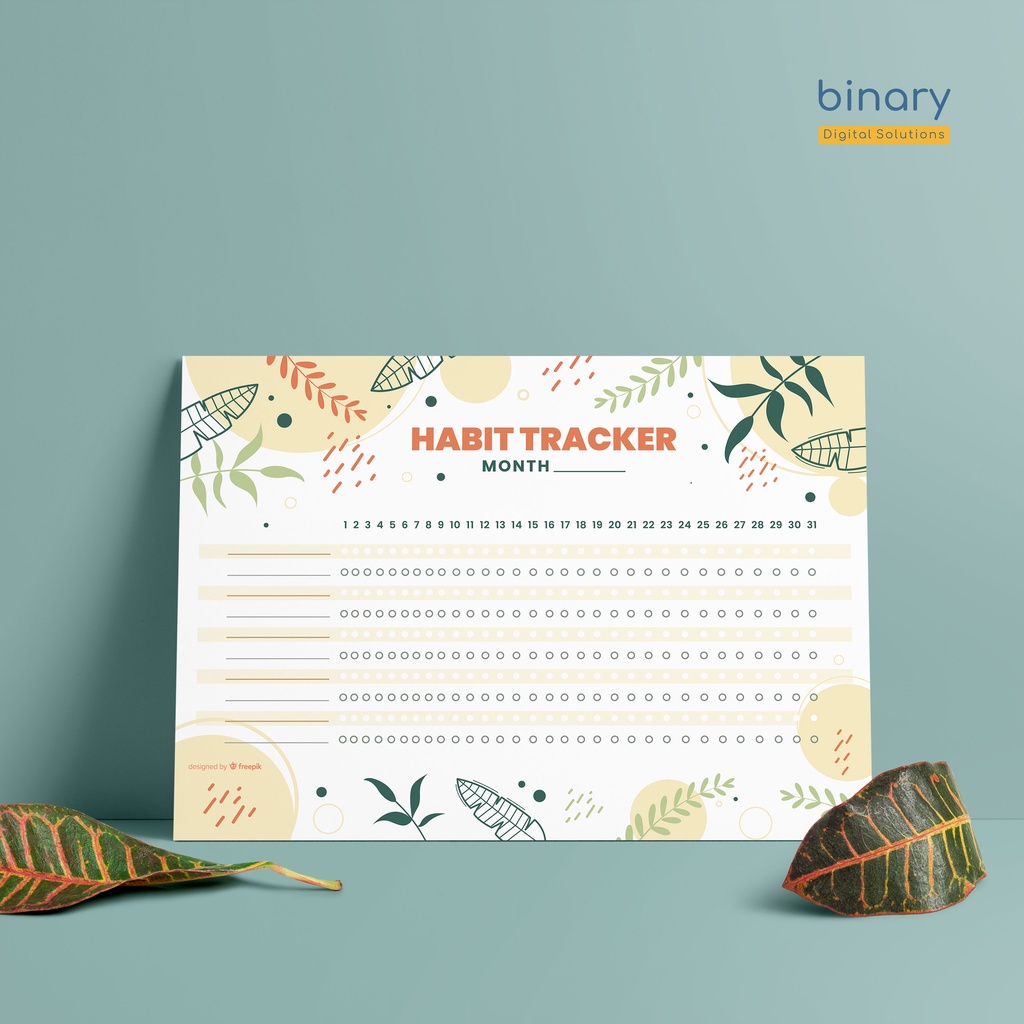 

Poster Habbit Tracker + Free Spidol | ps-HT01 | Poster Planner Aesthetic