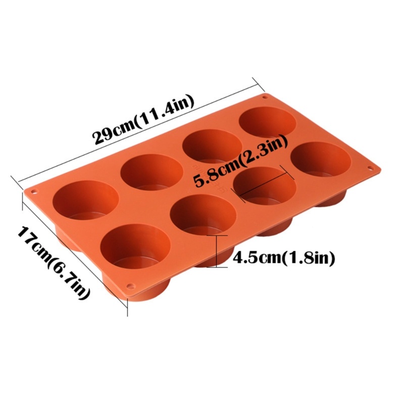 Cetakan Kue / Coklat / Permen / Es Bentuk Bulat 3D Bahan Silikon