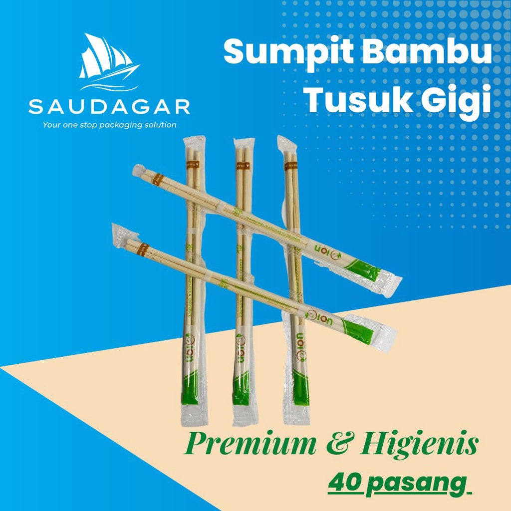 Sumpit Bambu Tusuk Gigi Premium