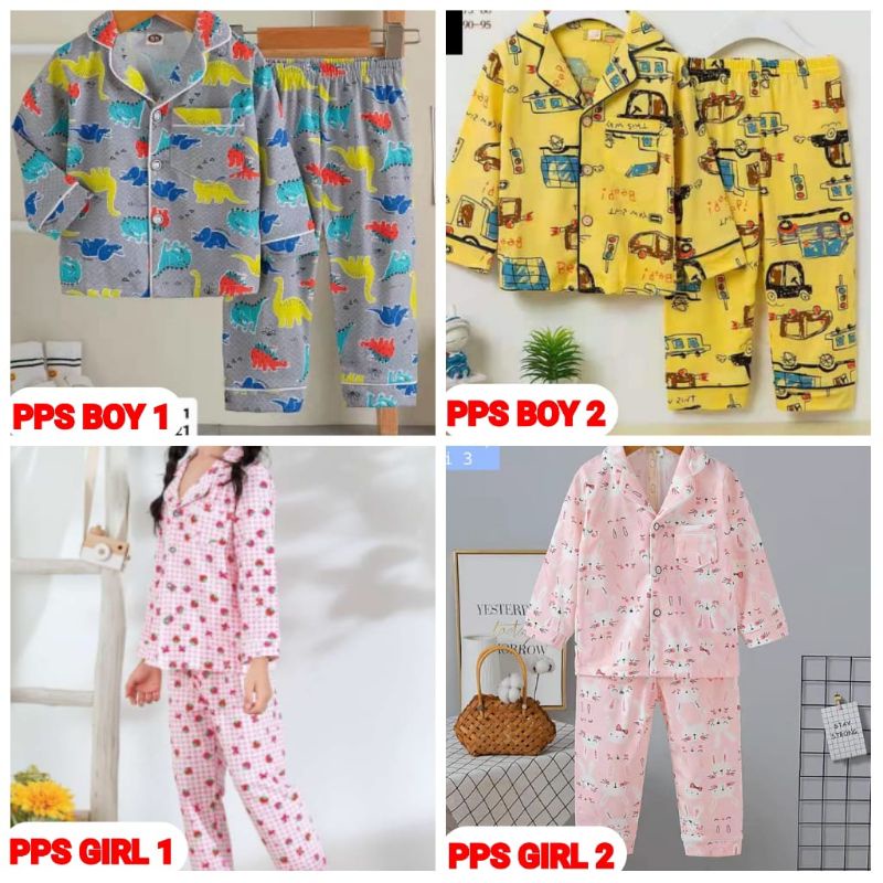 SETELAN BAJU ANAK PIYAMA ANAK IMPORT SPESIAL BAHAN LEMBUT STRECHT