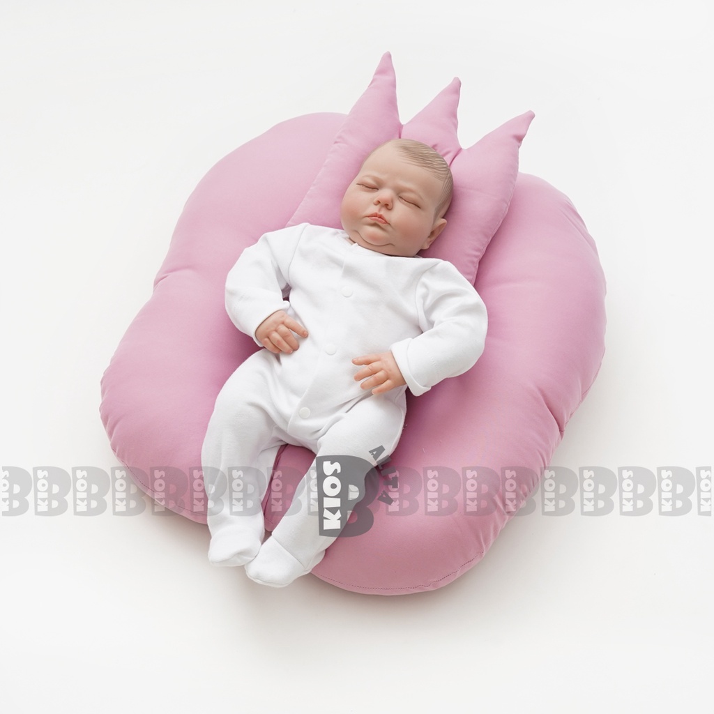 KASUR BAYI MULTIFUNGSI SOFA BAYI + FREE BANTAL PEYANG MAHKOTA / BABY LOUNGER FREE CROWN PILLOW
