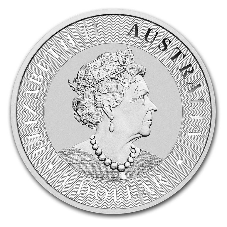Koin Perak Australian Kangoroo 1 oz (31,1 gram) Pure Silver Coin