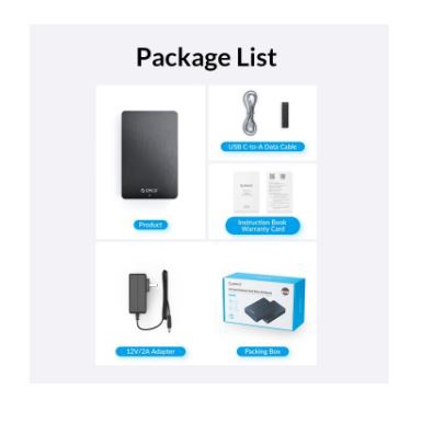 Hdd Harddisk enclosure orico 3.5&quot; sata 3.0 usb type-c 6Gbps adapter hm35c3 - Casing hard disk drive 3.5 inch sata3 hm35-c3