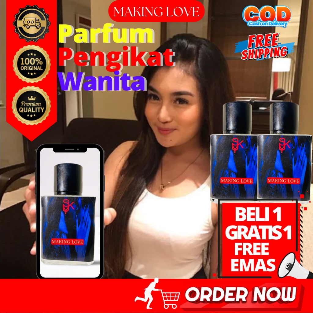 (𝐆𝐫𝐚𝐭𝐢𝐬 𝐄𝐦𝐚𝐬) 𝑷𝒂𝒓𝒇𝒖𝒎𝒆 𝒀𝑼𝑲𝑺 𝑴𝑨𝑲𝑰𝑵𝑮 𝑳𝑶𝑽𝑬 Eau De Wanita Tahan lama dan Wangi Parfum Aromanya khas &amp; fresh tahan lama 12jam parfum Bad Pngens 3 Aroma jasmine vanilla Original parfum cowok wangi tahan lama