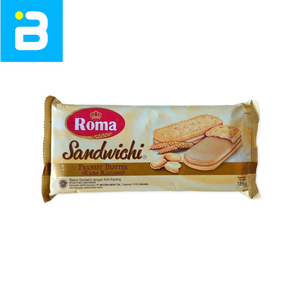 

Roma Sandwichi Peanut Butter 189G