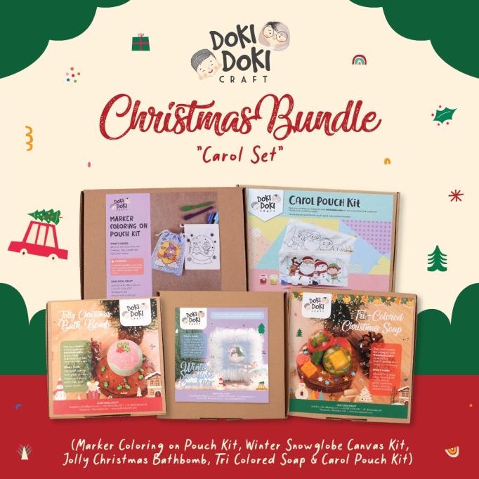 

Christmas Bundle Carol Set - Doki Doki Craft DIY Paket Hampers Natal