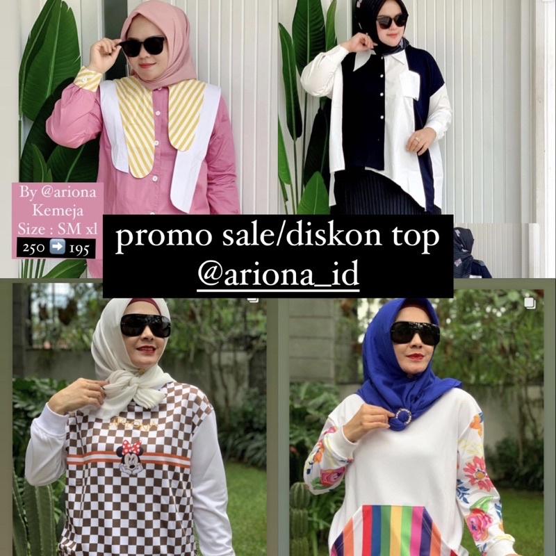 Promosale /Diskon top Ariona