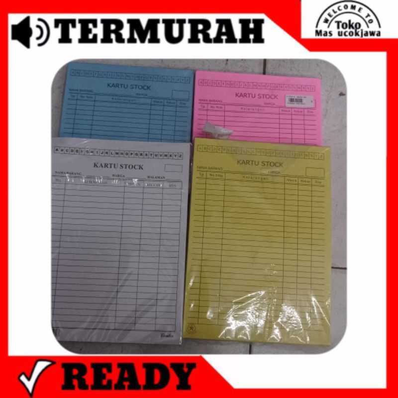 

Buku Stok/Stok Barang isi 100 Lembar
