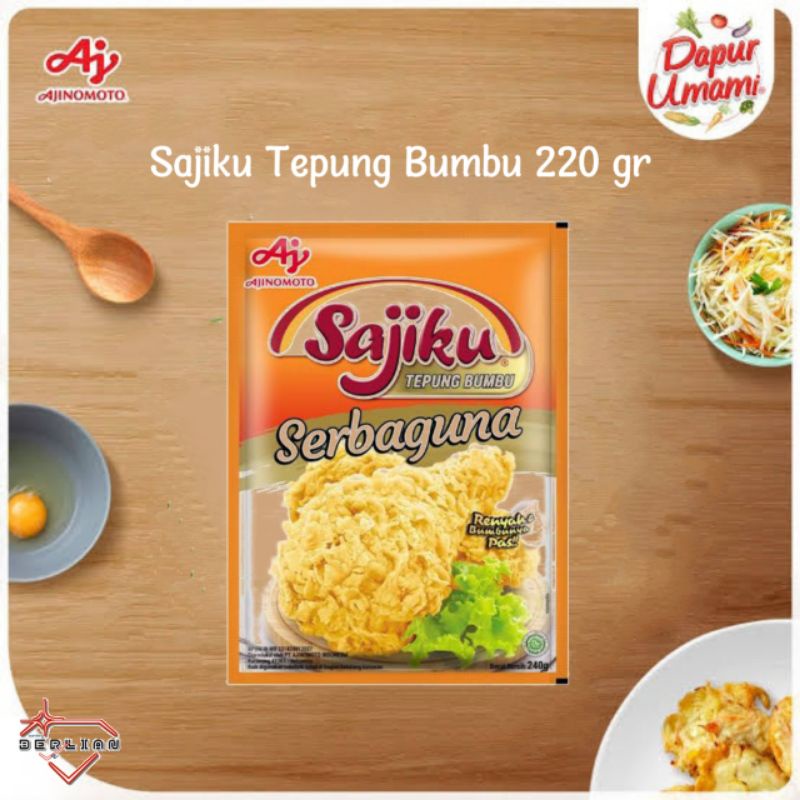 

Sajiku Tepung Bumbu Serbaguna 220 Gr