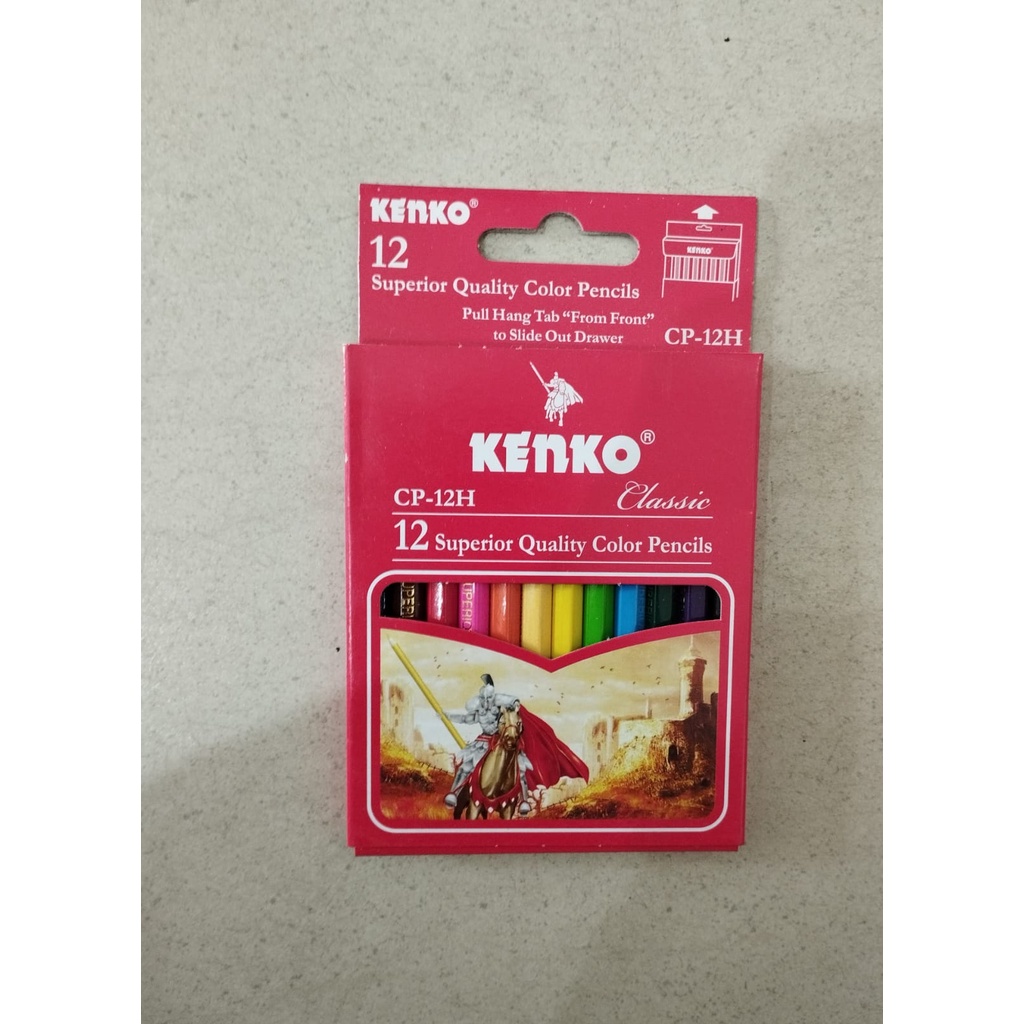 

Pensil Warna Pendek Kenko 12 Warna CP-12H