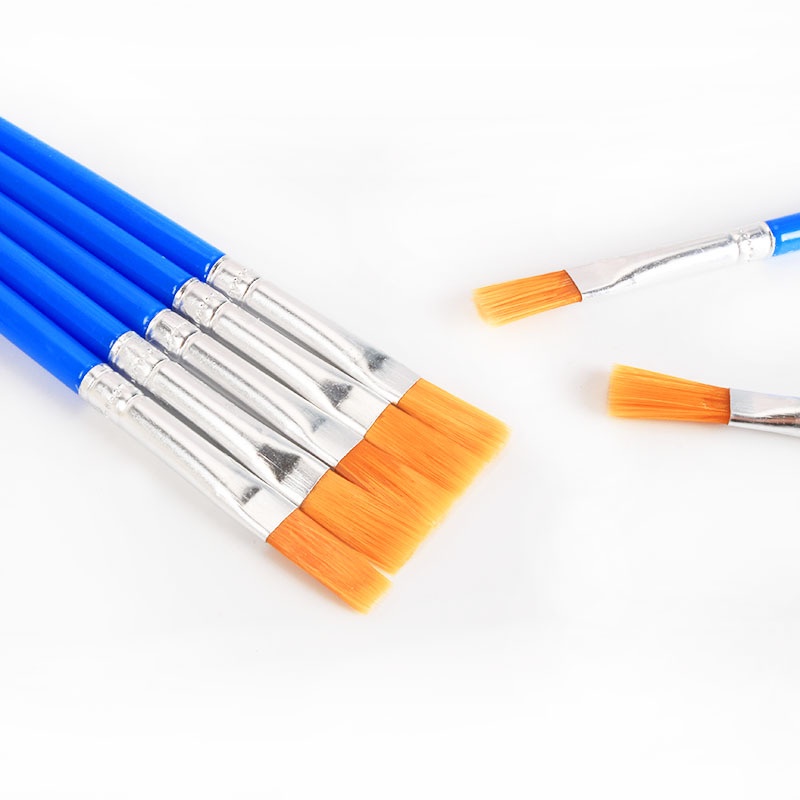 

[ GROSIR ] Kuas lukis 50pcs grosir Round Flat Tip / Kuas Melukis Cat / Nylon Brush