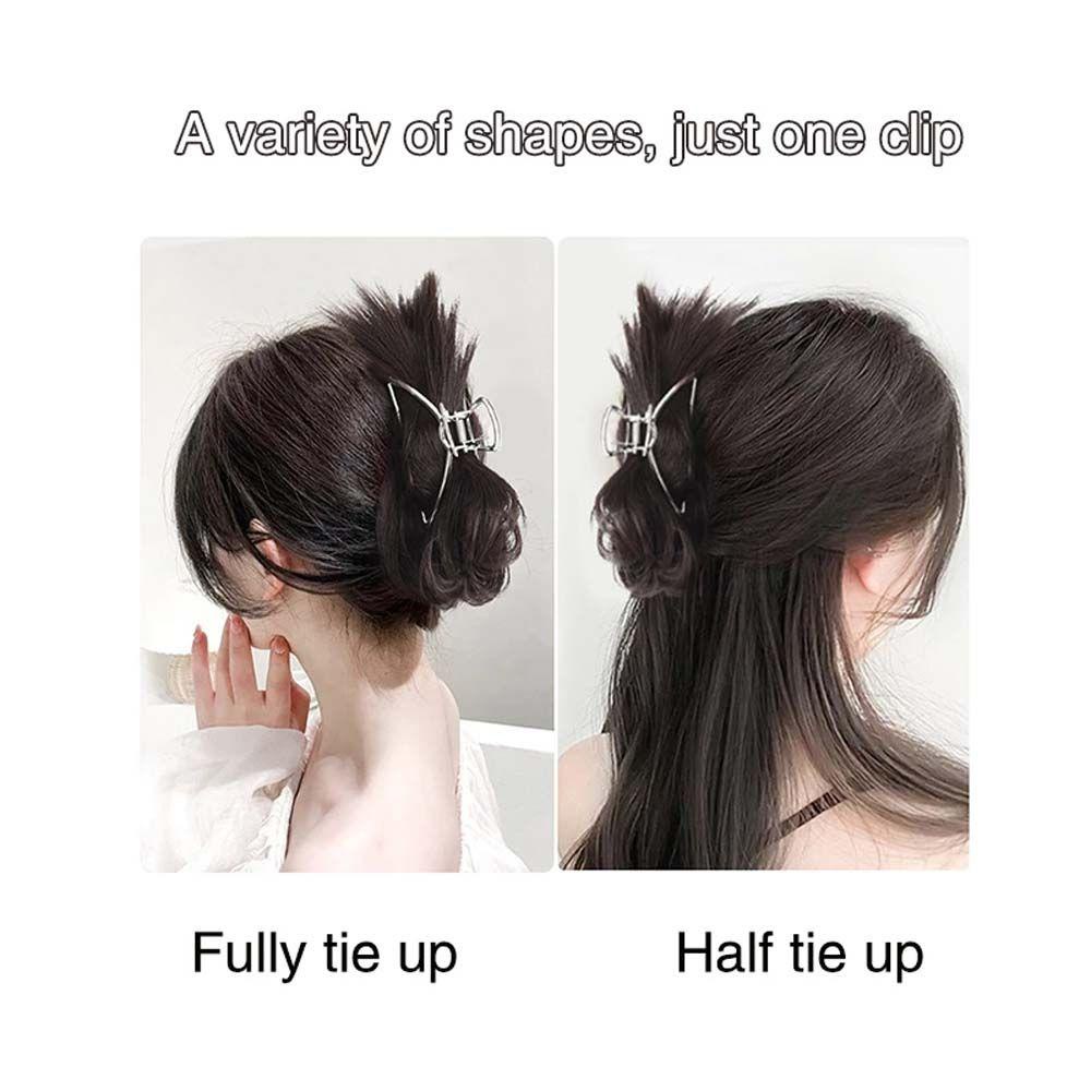 Mxbeauty Hiu Klip Rambut Sanggul Hitam Street Shot Styling Hairpin Sanggul Hair Extension