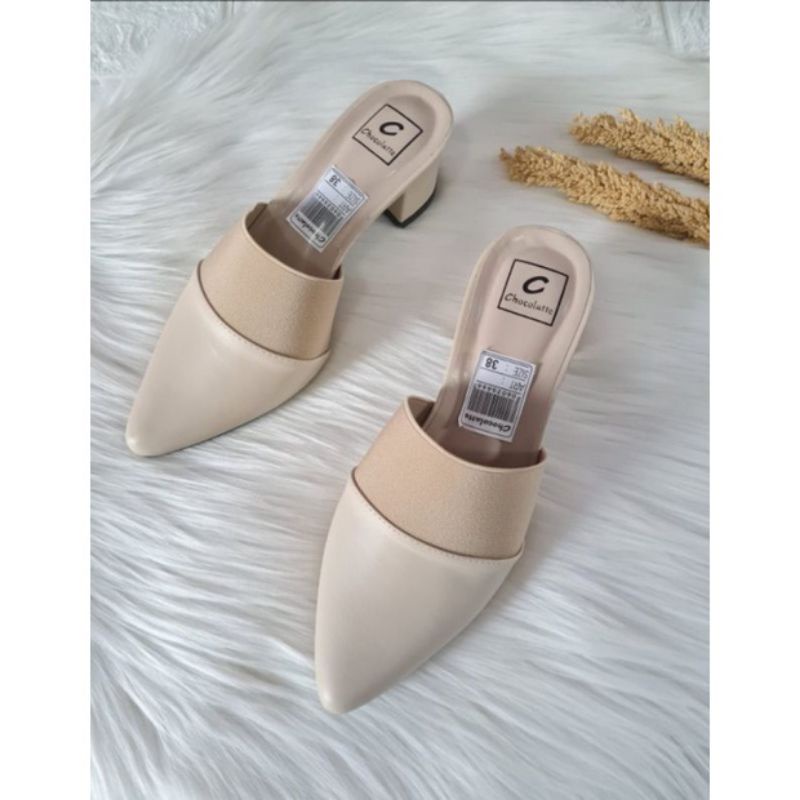 Vania-Sepatu Hak Tahu 5cm Sandal Hak Tahu Kaca/Hils Wanita Sepatu Hak Tali/Sandal Hak Murah/Hils Hak