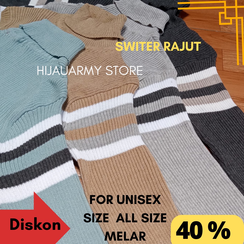 SWEATER SWITTER SWITER RAJUT MELAR ALL SIZE MODEL TERBARU