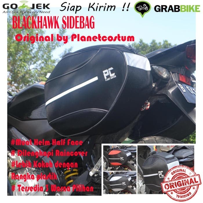Tas Motor Blackhawk Bagasi Box Samping Nmax Tmax Xmax Lexi Aerox Pcx