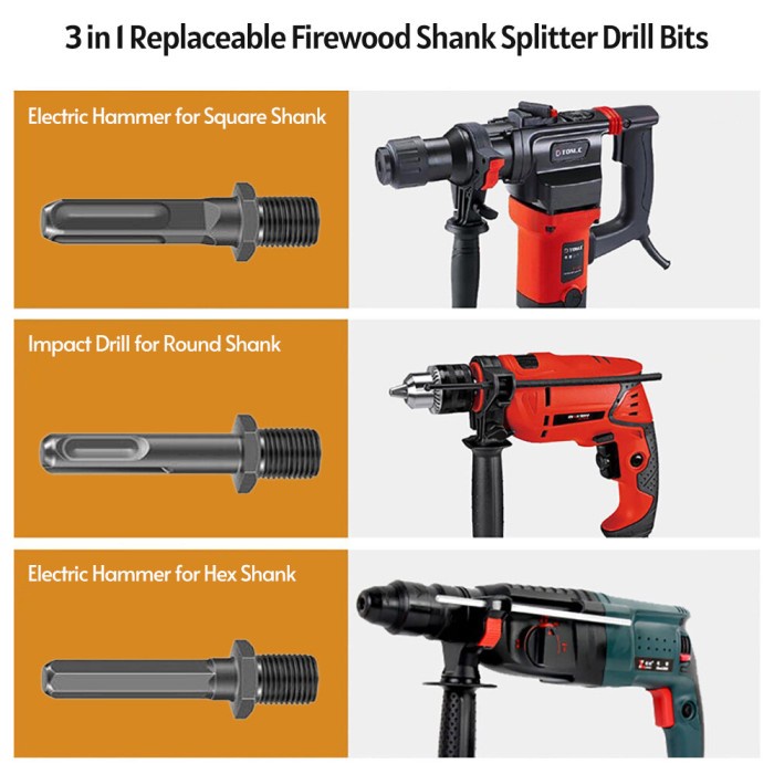 Mata Bor Sensor Pintar, untuk Bor Listrik, Kayu Bakar, Kepala Tajam