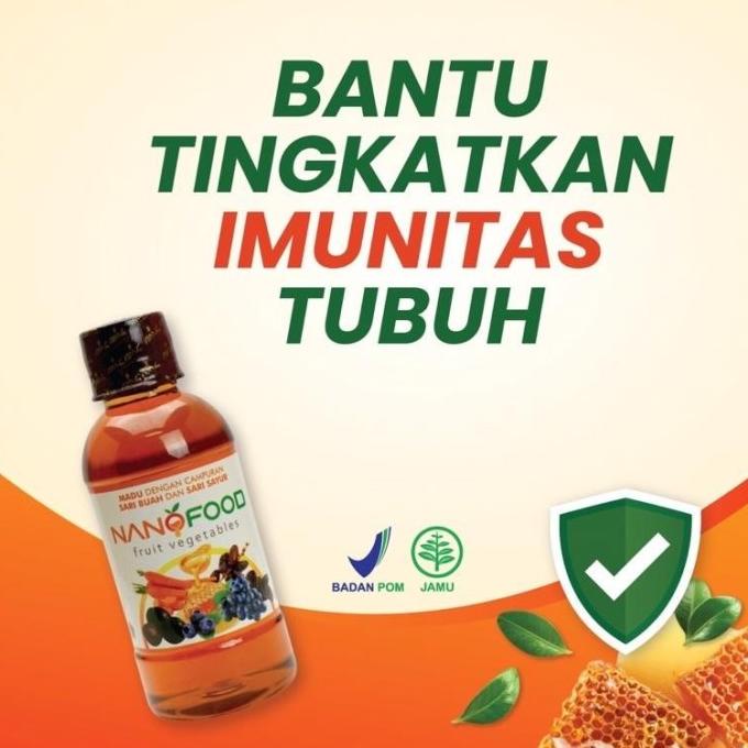 

Madu Nano Food Nikmaka Nanofood Campuran Buah & Sayur Stamina Vitamin