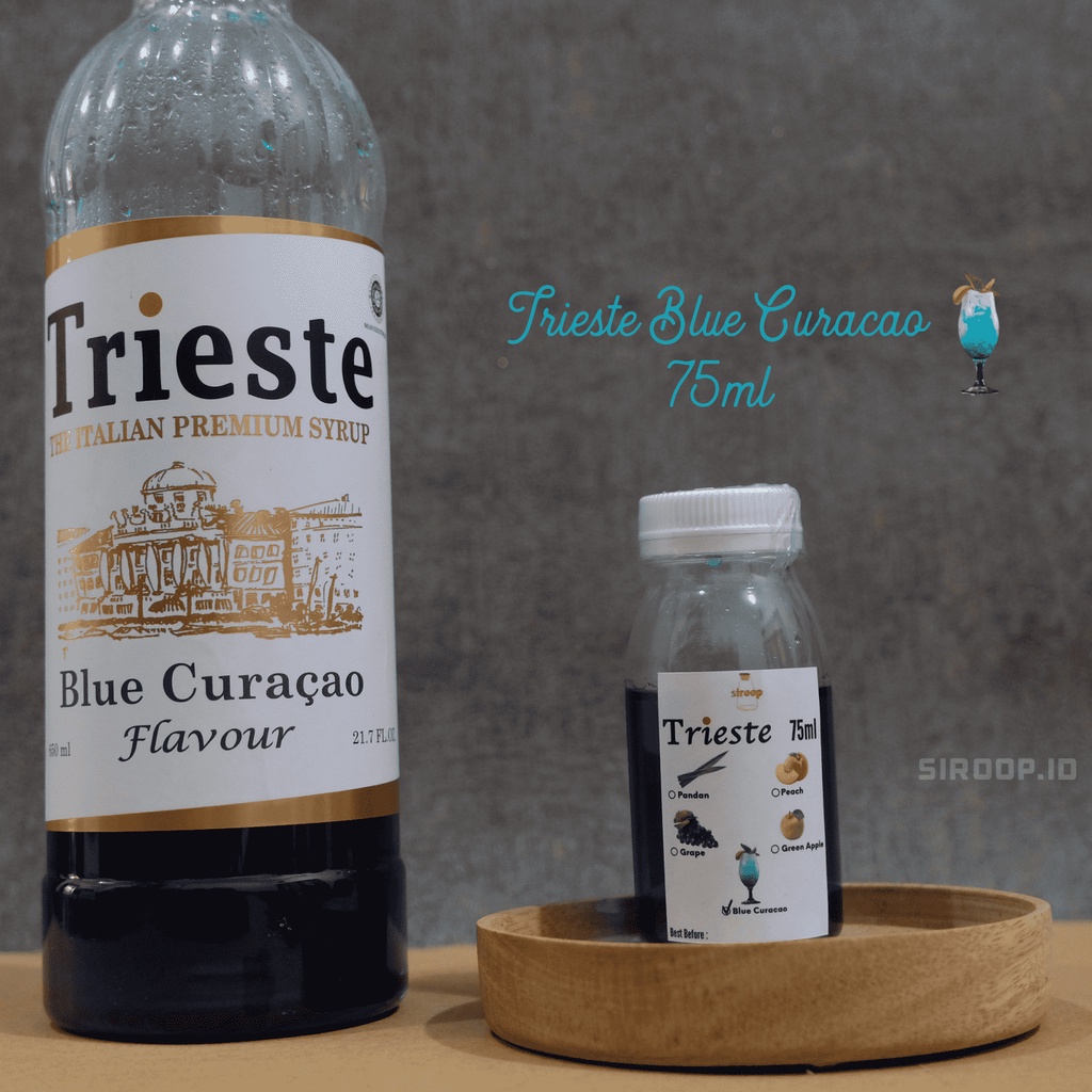 

Repack Trieste The Italian Premium Syrup Blue Curacao (30ml, 75ml, 100ml)