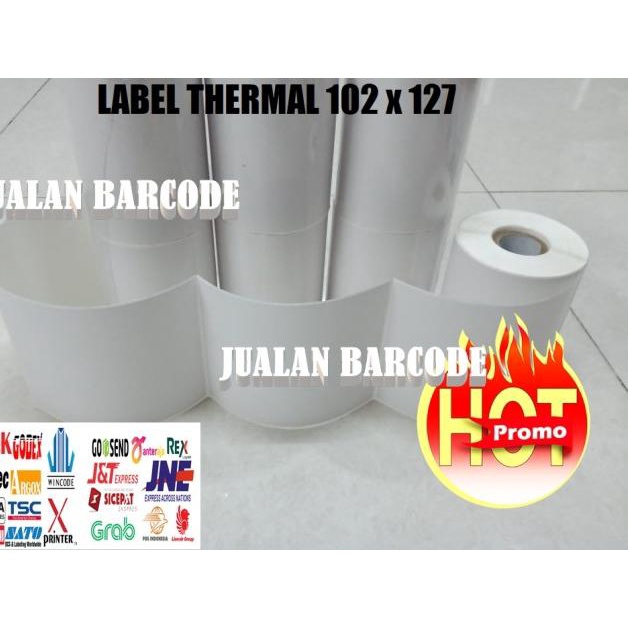 

STIKER LABEL THERMAL 102x127 | 102 x 127 MM ISI 250 PCS CORE 1 INCH