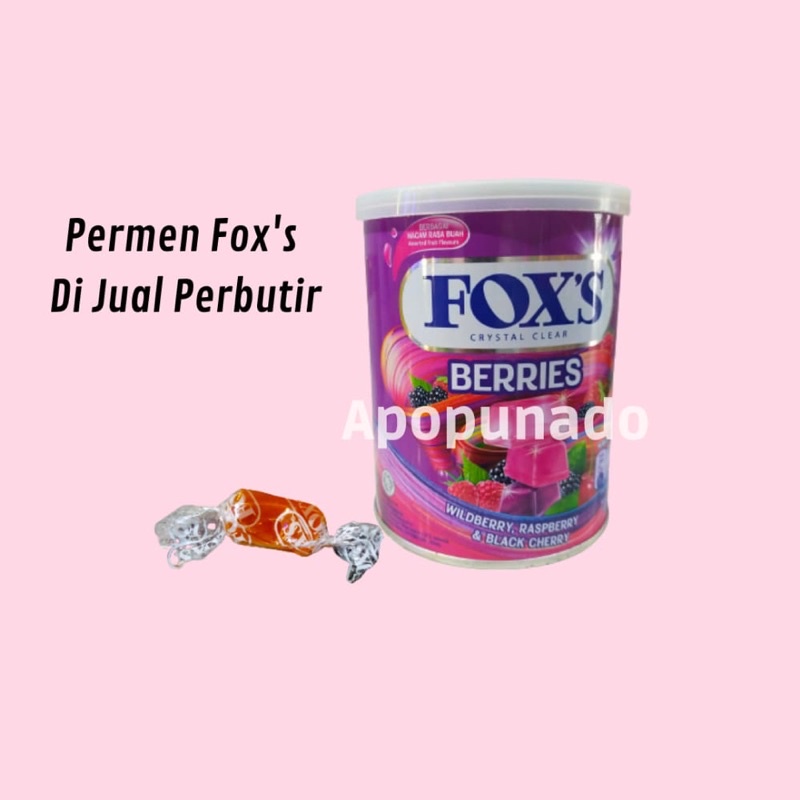 

permen Foxs dijual perbutir