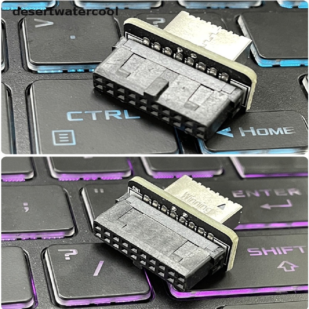 Deid Adapter Splitter Panel Depan Tipe-E Ke USB 3.0 19PIN Untuk Martijn