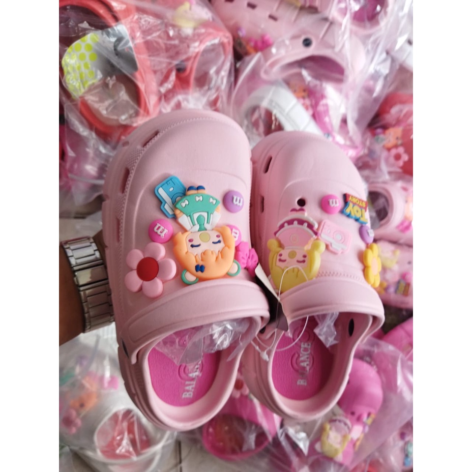 Sandal baim anak-anak import eva rubber 9008-M (30-35) Sandal anak baim viral 2022