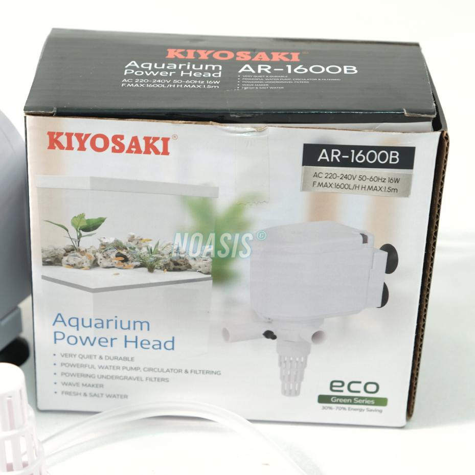 POMPA AIR CELUP AQUARIUM KIYOSAKI AR - 1600 B POWER HEAD LOW WATT 16 W