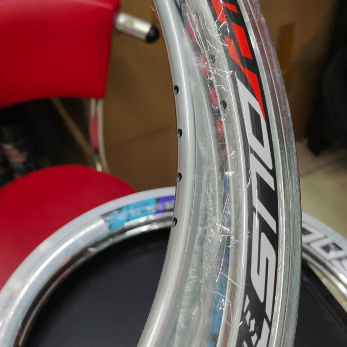 Velg Rims 20 451 Silver Clasic Crome Double Rim Satuan Mini Velo