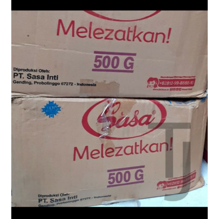 

Penyedap Rasa Sasa 1/2kg per dus (24bks)