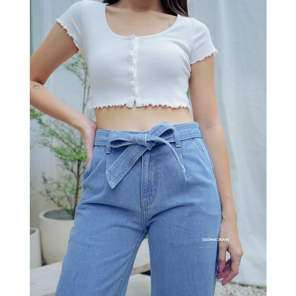 GOJINIEJEANS - Highwaist Comfort Cullotes Jeans - 4481 - COMFORT CULLOTES