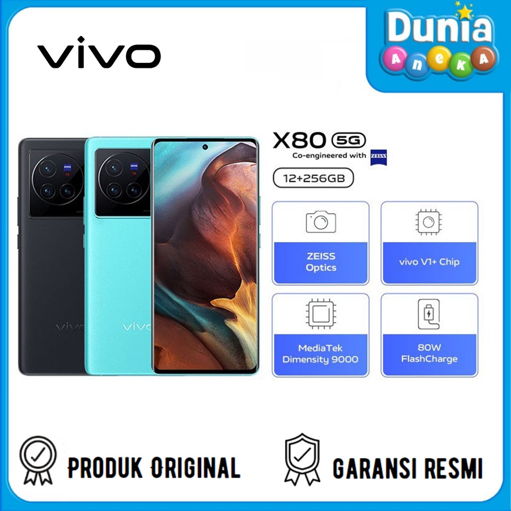 VIVO X80 12GB/256GB SMARTPHONE - GARANSI RESMI VIVO