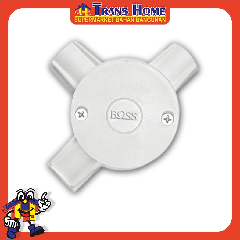 T-Dus T-Dos Sambungan Pipa Listrik Bercabang  CBG3 20MM (BOSS)