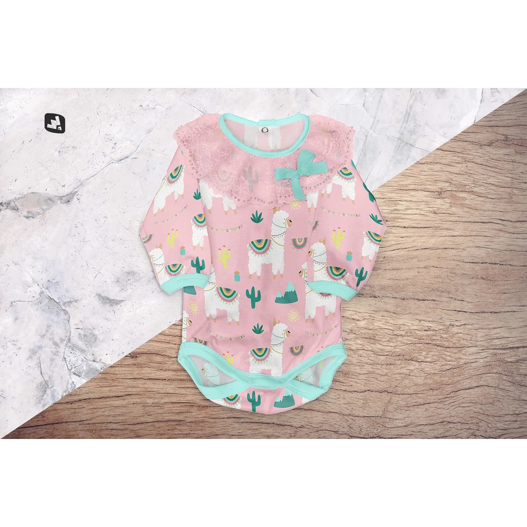 Baby Girl S Onesie Mockup