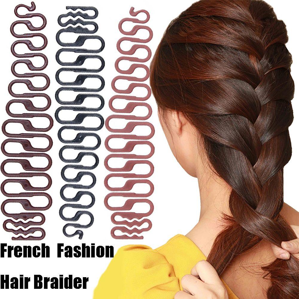 Needway Braiders Wanita DIY Menenun Rambut Artefak French Wave Braid Clip Fishbone Rambut Kepang Hair Braider