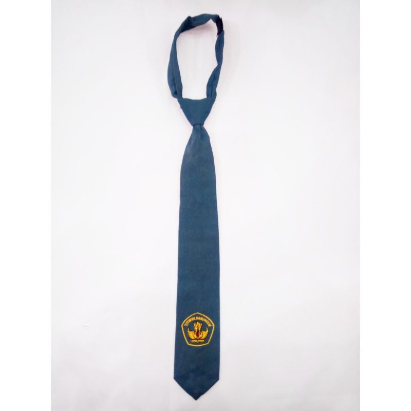 DASI SEKOLAH SMA BORDIR TUTWURI BAHAN FAMATEX MODEL TALI PEREKAT VOLCRO