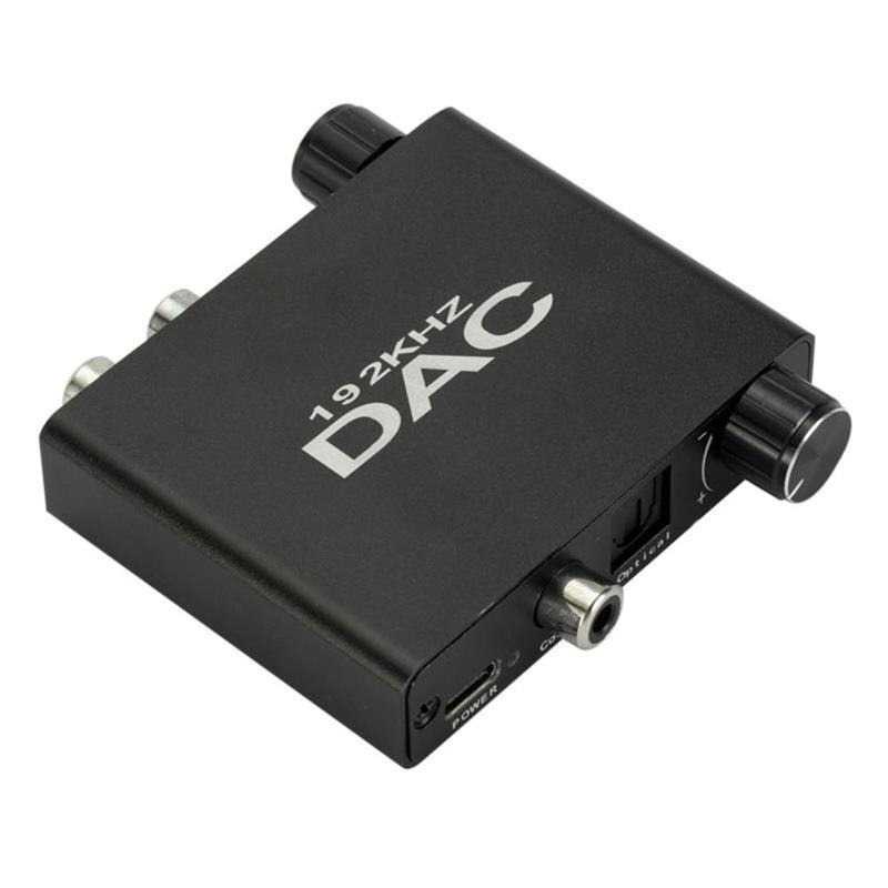 Digital Audio Converter DAC Optical Coaxial to Analog RCA AU340