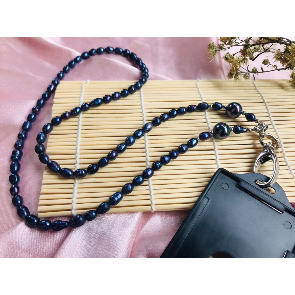 

Strap Lanyard Tali Kalung Gantungan ID Card Mutiara Air Tawar