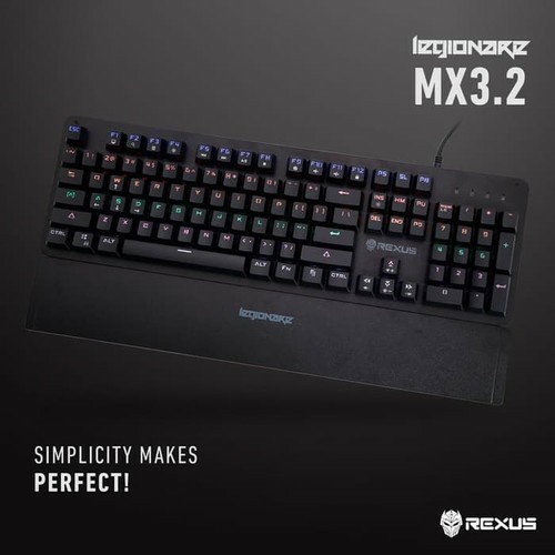 Keyboard Gaming Rexus Mx 3.2 Mechanical