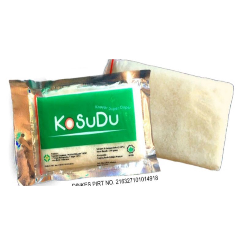 

Kopyor Frozen kemasan 250gram