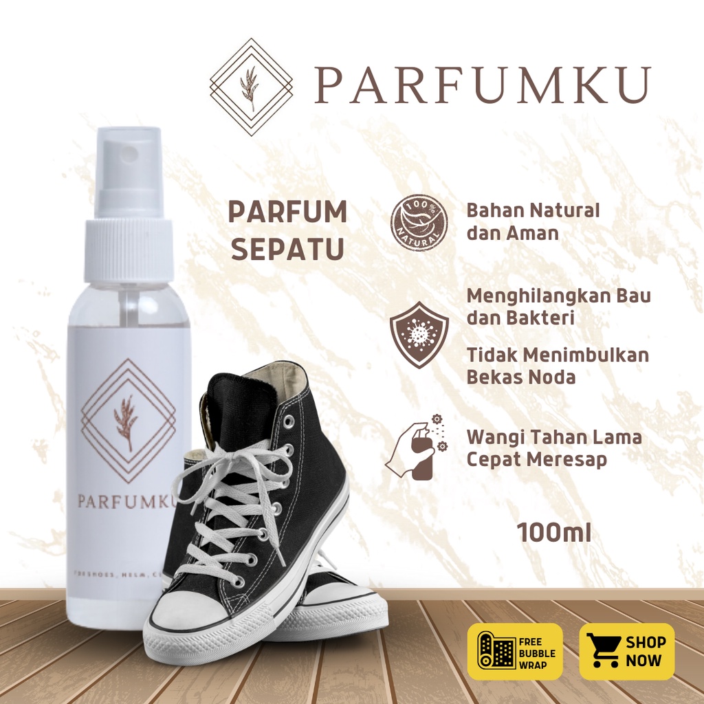 Parfum Sepatu Parfumku Perfume  Anti Bakteri Penghilang Bau Sepatu