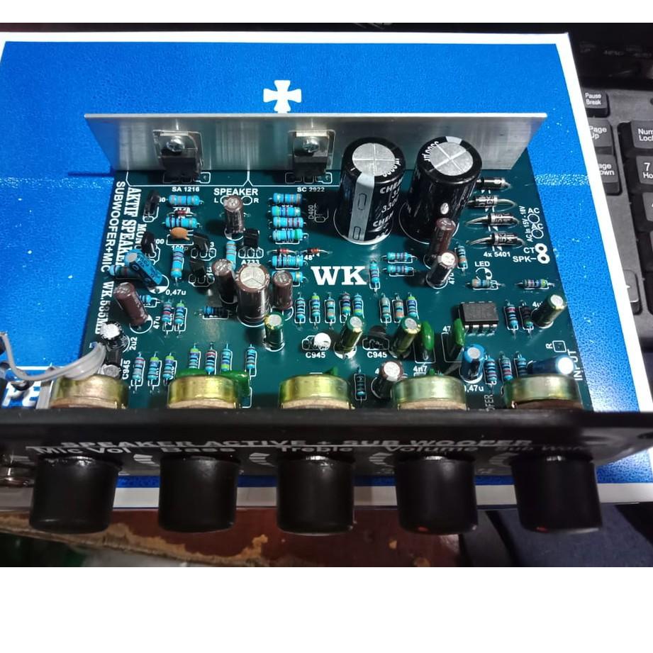 Muraaaahh.. kit spaeaker aktif 60 WATT + tone control = SUBWOOFER