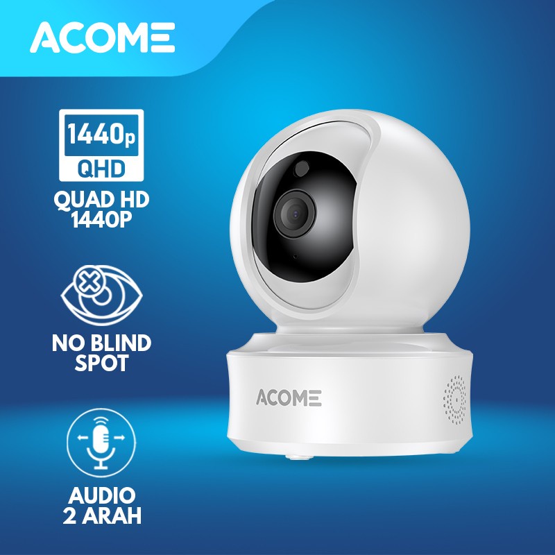 ACOME Smart CCTV IP Camera FULL HD 1080P Kamera Dalam Ruangan APC03