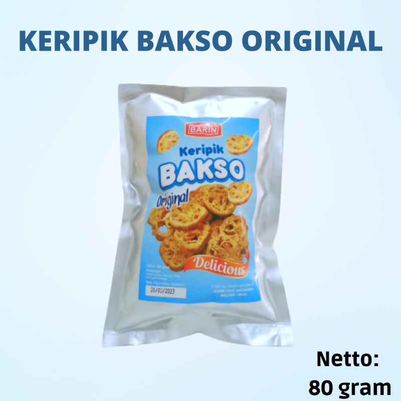 

Basreng Keripik Bakso Original Barin Food Indonesia 80 gram