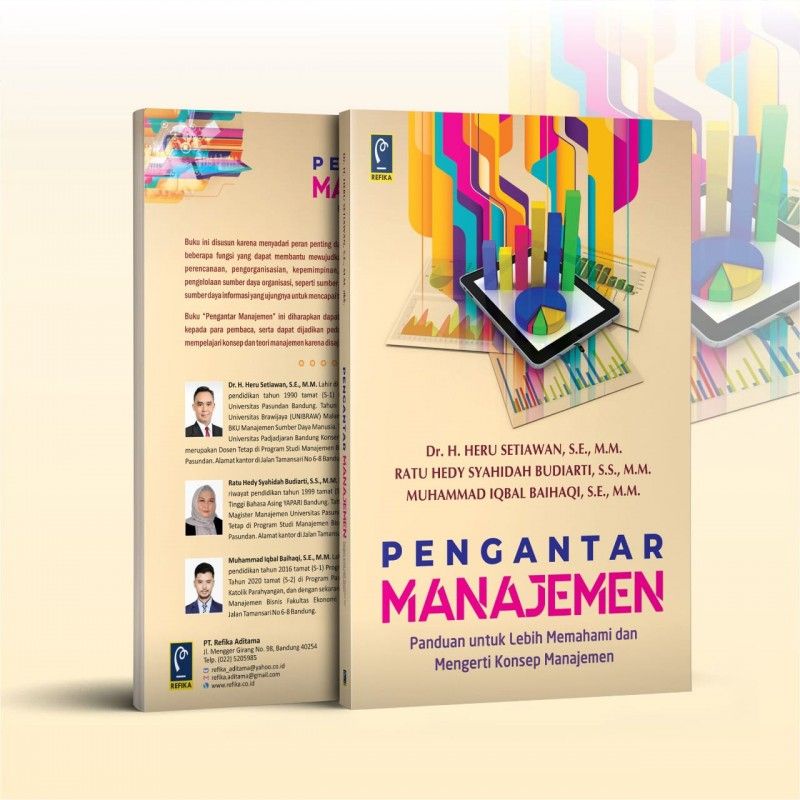 BUKU ORIGINAL Pengantar manajemen Dr. H. HERU SETIAWAN, S.E., M.M REFIKA 2022