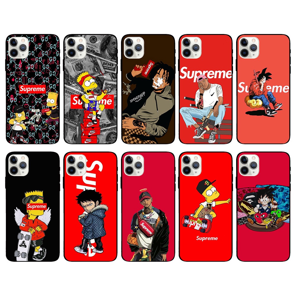 Soft Case Pelindung Tahan Guncangan Desain SUP Street Untuk Apple Iphone X 13 Pro Max XR12 11