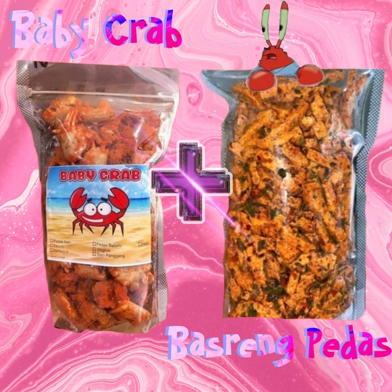 

Serba serbu Combo Hemat (Baby Crab + Basreng)