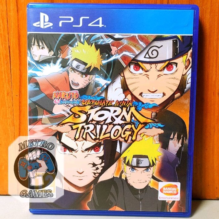 Naruto Trilogy PS4 Kaset Naruto Ultimate Ninja Storm Trilogy PS4 Playstation PS 4 5 CD BD Game Games Naruto Shippuden shipuden shipudden sasuke kecil ps3 kyubi kyuubi kurama madara road to boruto pain petualangan dua berdua player anak mainan ps4 ps5 gim