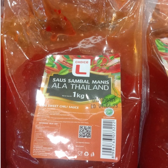 Choice L Saus Sambal Manis Ala Thailand 1 kg