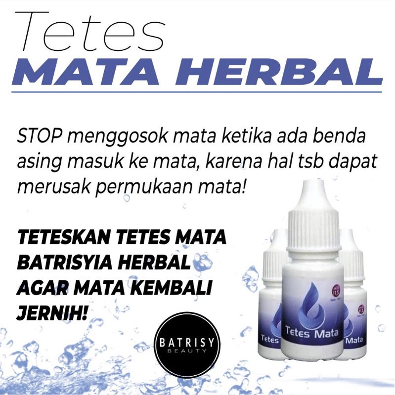 BELI 1 GRATIS 1 !! Tetes mata batrisyia herbal/ tetes mata minus, katarak, buram, menjaga kesehatan mata dan berbagai masalah mata lainnya